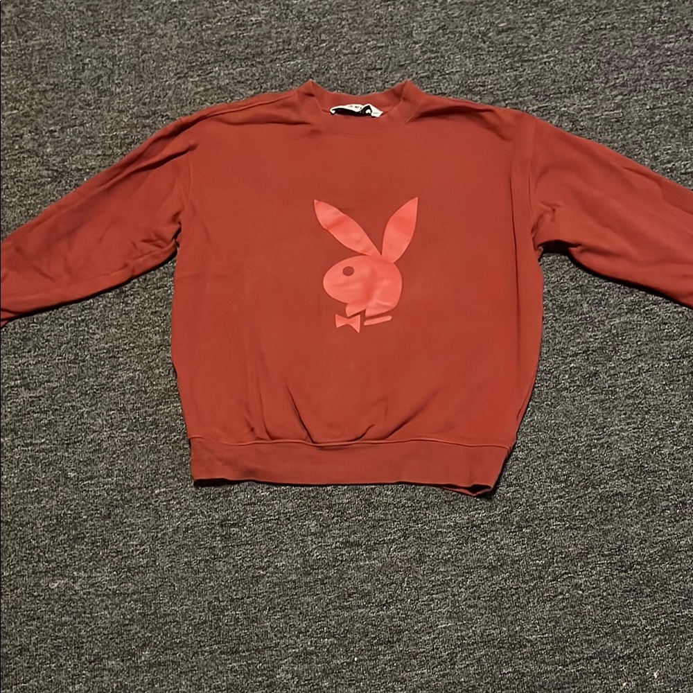 Playboy Red Sweatshirt with Logo